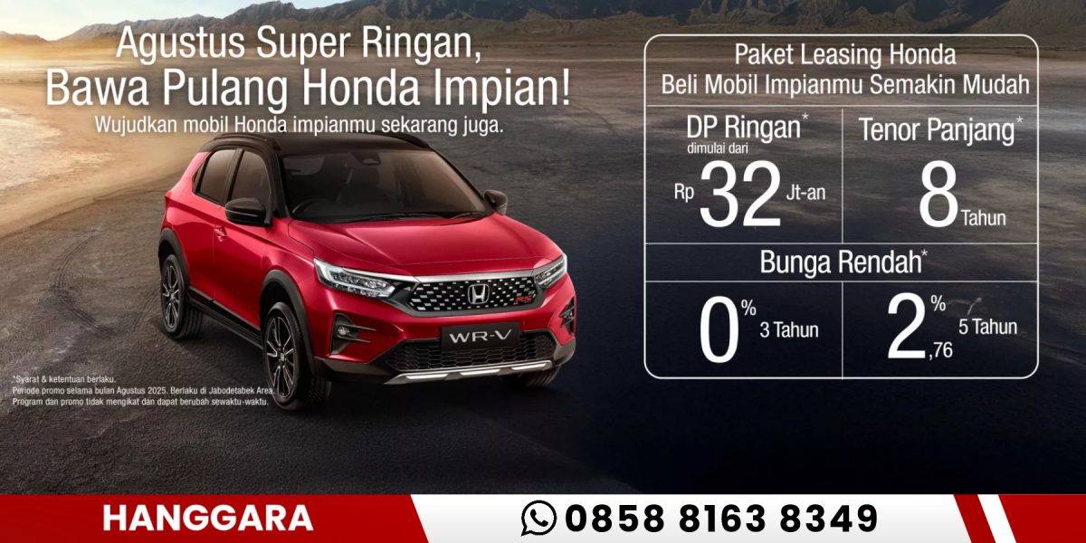 Web banner honda wrv
